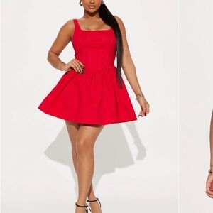 Brand New Red Sleeveless Dress